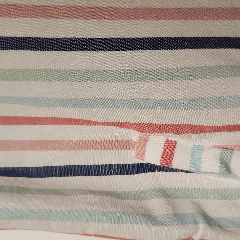 SOUTHERN TIDE KAMRYN STRIPED SHIRT DRESS CLASSIC WHITE - Picture 4 of 9